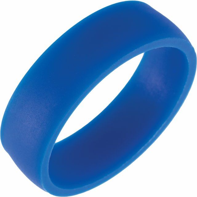 Silicone Round Standard Dome Comfort-Fit Half Band