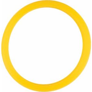 Yellow Silicone 7 Mm Dome Comfort Fit Band
