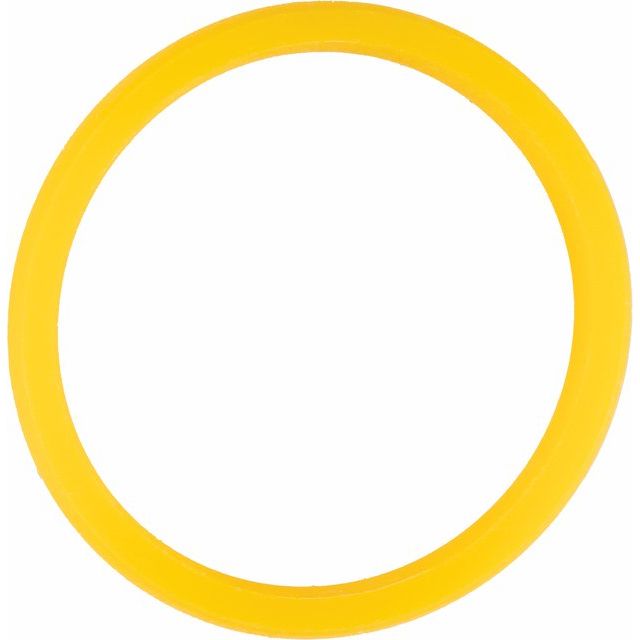 Silicone Round Standard Dome Comfort-Fit Half Band