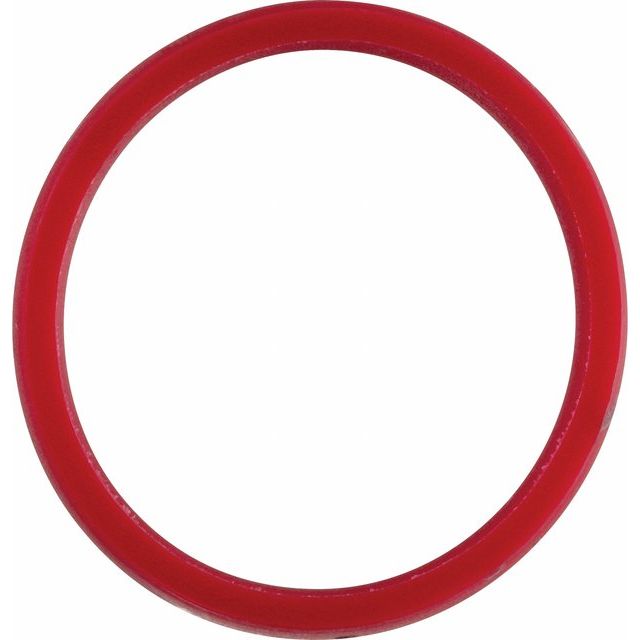 Silicone Round Standard Dome Comfort-Fit Half Band