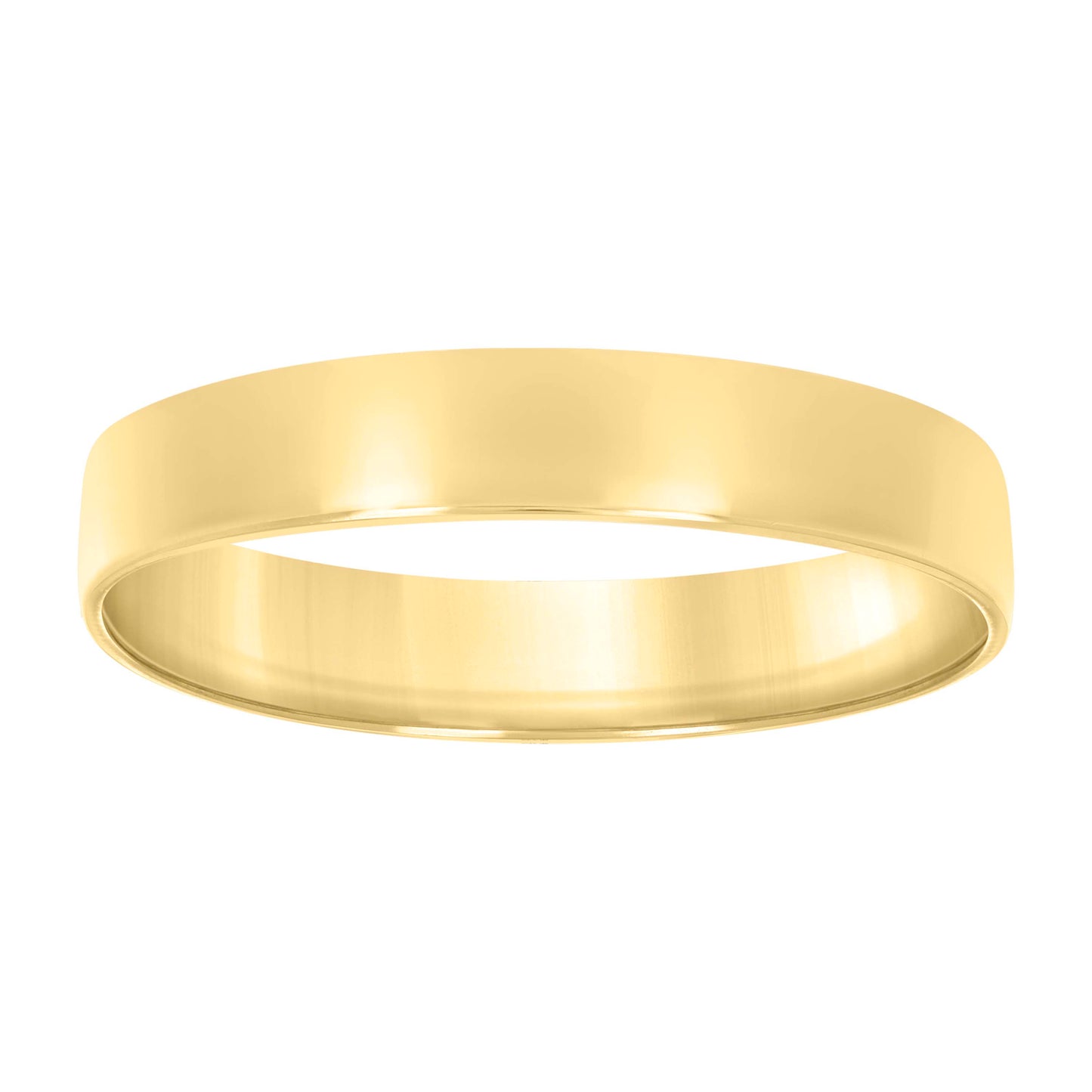 Sterling Silver Yellow-Tone Womens Comfort Fit Bridal Anniversary Engagement Wedding Band Ring