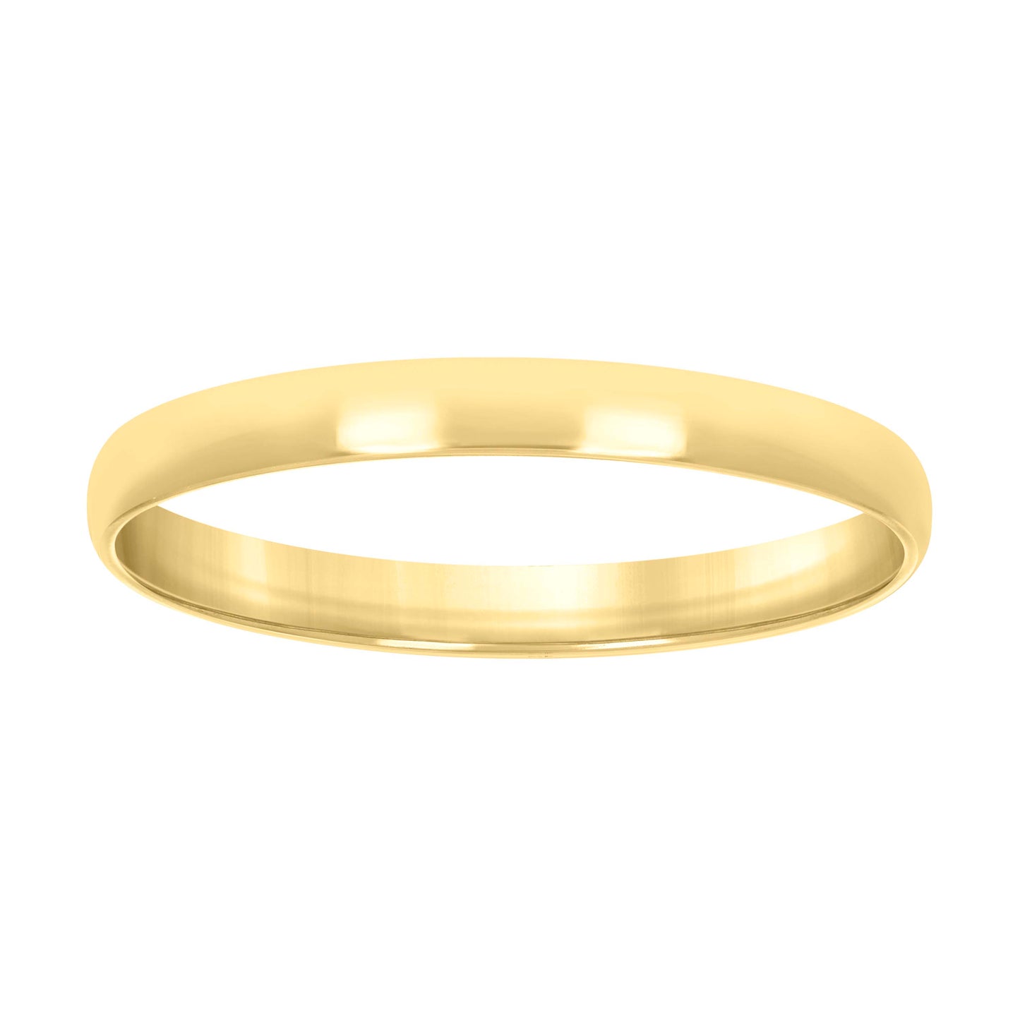 Sterling Silver Yellow-Tone Women's Comfort Fit Bridal Anniversary Engagement Wedding Band Ring