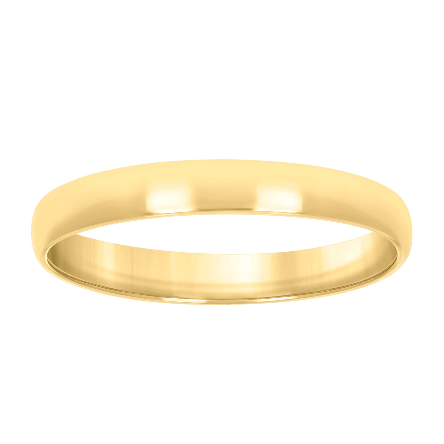 Sterling Silver Yellow-Tone Women's Comfort Fit Bridal Anniversary Engagement Wedding Band Ring