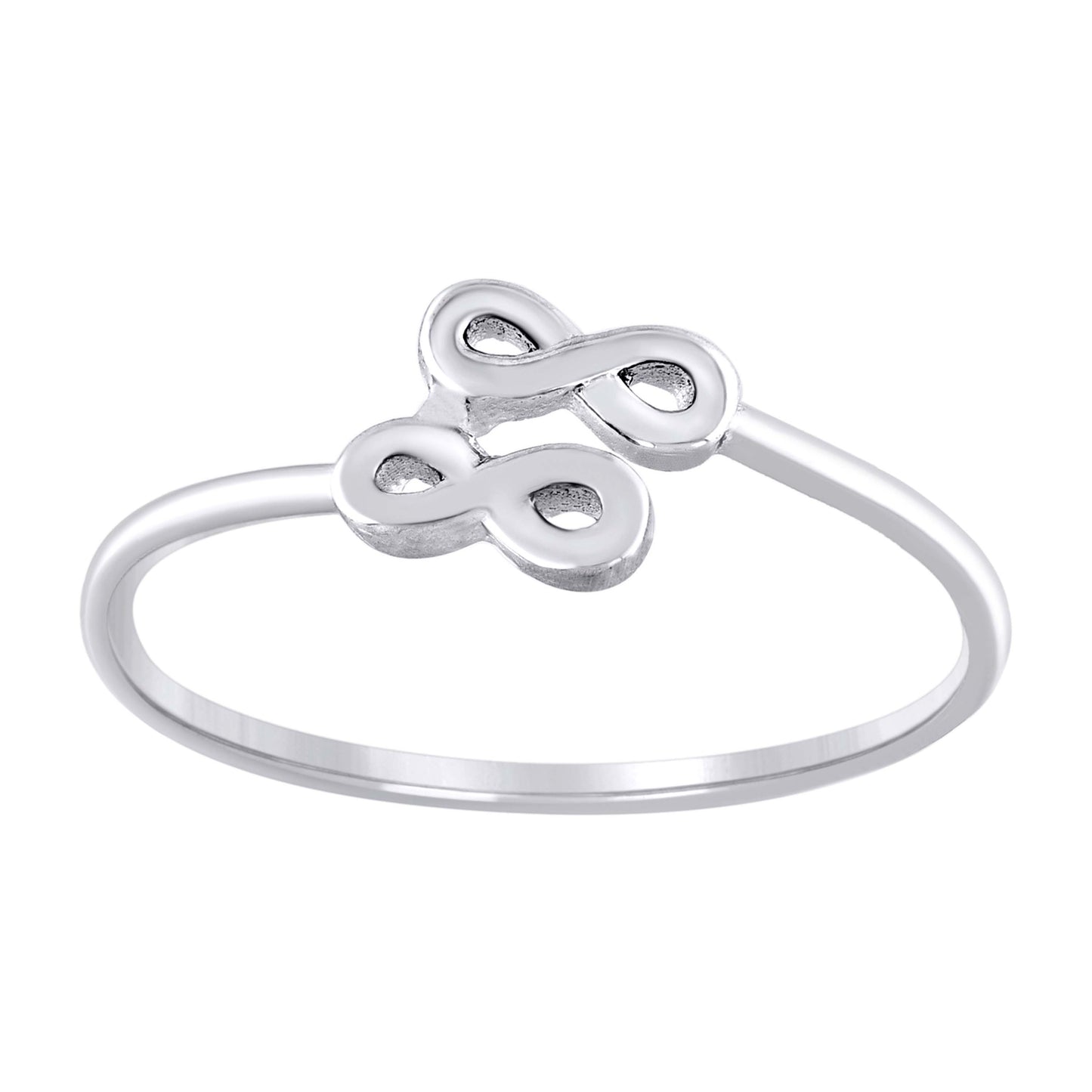 Sterling Silver Polished Infinity Sizes 6 To 9 Womens Bridal Anniversary Wedding Engagement Band Ring Band