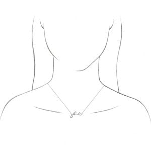 Sterling Silver 21.29 X 12.29 Mm 18 In Polished Faith Necklace