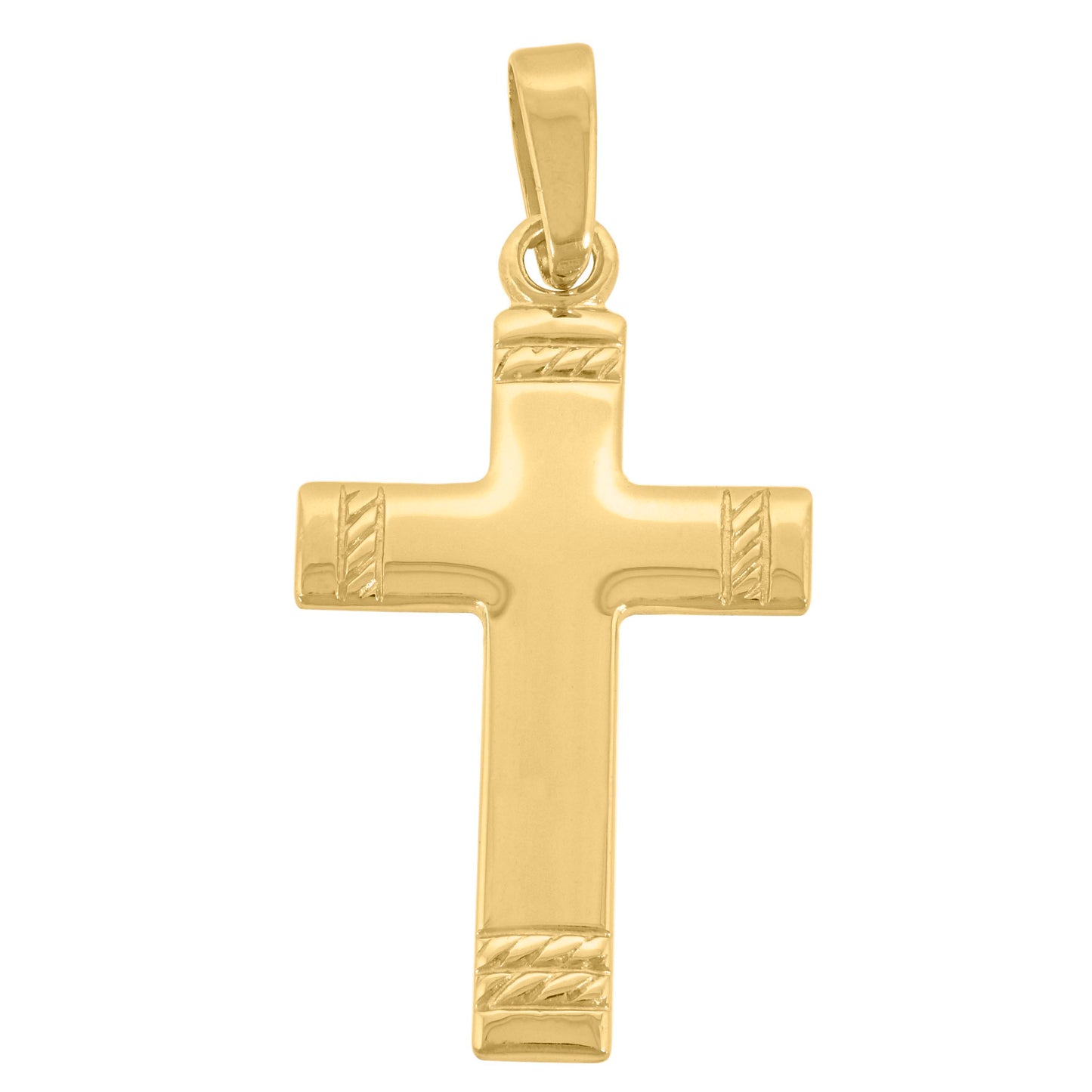 Sterling Silver Unisex Cross Religious Charm Pendant