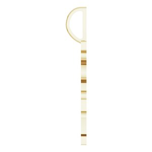 14K Yellow Gold Happy Pendant