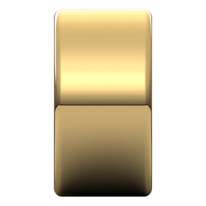 18K Yellow Or White Or Rose Gold Round-Edge Comfort-Fit Flat Band