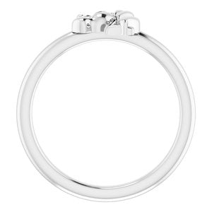 Sterling Silver Polished Youth Unicorn Ring Size 3