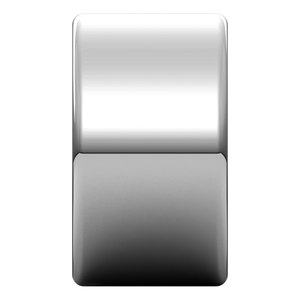 Platinum Round-Edge Comfort-Fit Flat Band