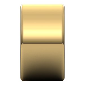 18K Yellow Or White Or Rose Gold Round-Edge Comfort-Fit Flat Band