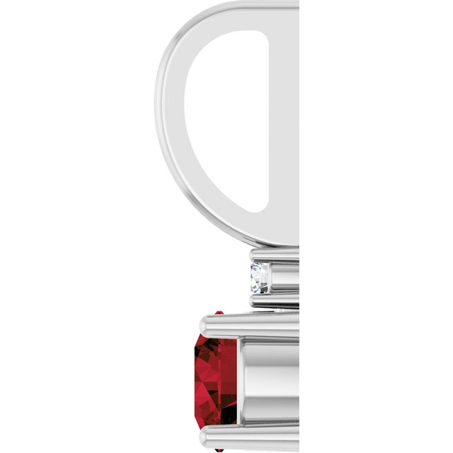 14K Yellow Or White Or Rose Gold Round 4Mm I1, G-H Polished  .015 Ct Natural Diamond Charm/Pendant