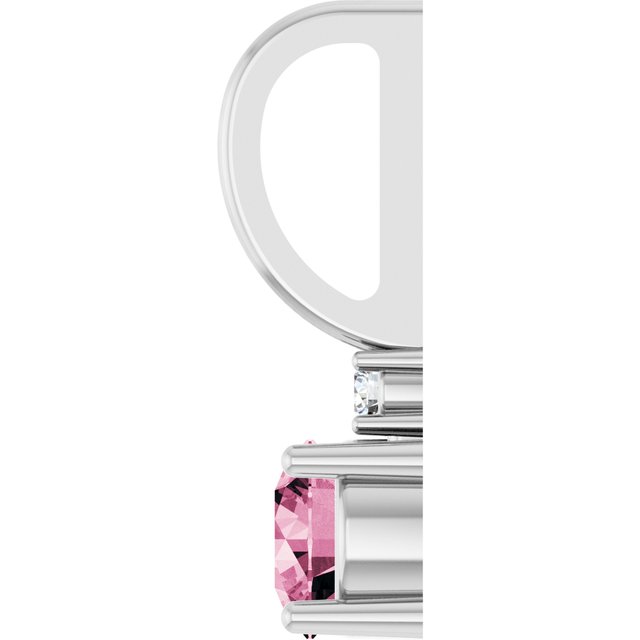 14K Yellow Or White Or Rose Gold Round 4Mm I1, G-H Polished  .015 Ct Natural Diamond Charm/Pendant