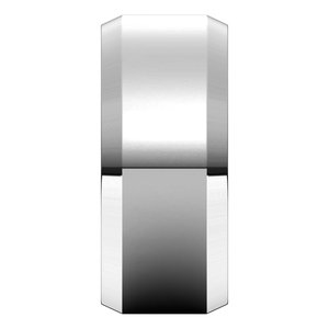 Continuum Sterling Silver Beveled-Edge Flat Band
