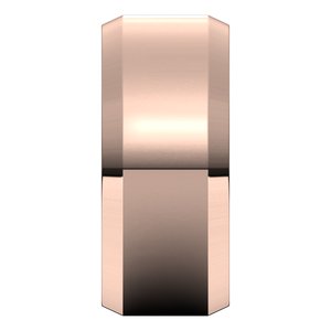 18K Yellow Or White Or Rose Gold Beveled-Edge Flat Band