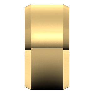 18K Yellow Or White Or Rose Gold Beveled-Edge Flat Band