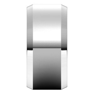 Continuum Sterling Silver Beveled-Edge Flat Band