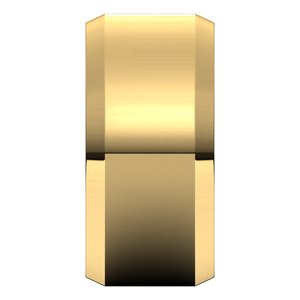18K Yellow Or White Or Rose Gold Beveled-Edge Flat Band
