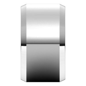 Continuum Sterling Silver Beveled-Edge Flat Band
