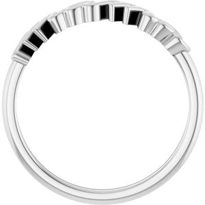 Sterling Silver Polished Mama Ring Size 7