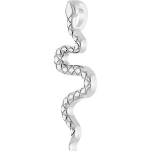 Sterling Silver 19.5 X 6.76 Mm Polished Snake Pendant