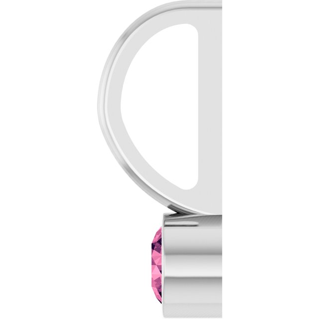 14K Yellow Or White Gold Or Sterling Silver Round 3 Mm Polished Natural Gem Charm/Pendant