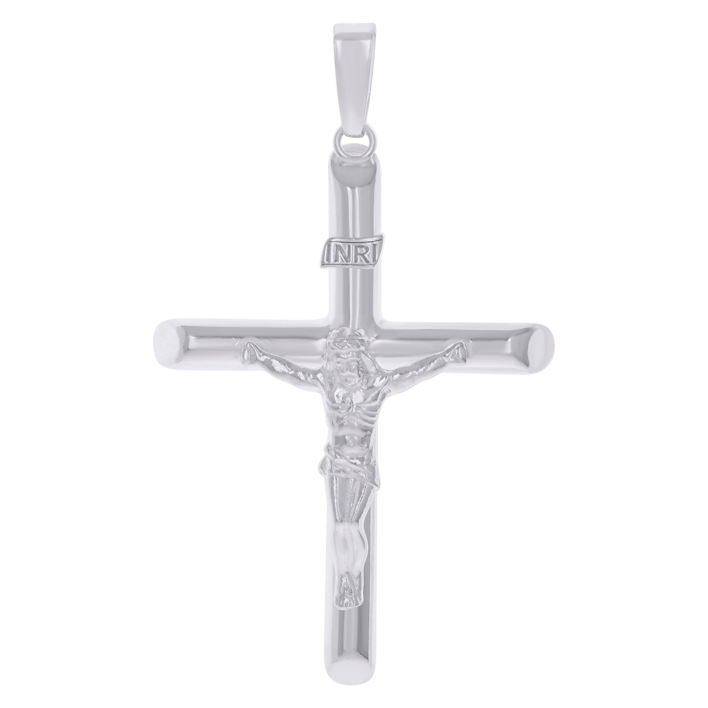 Sterling Silver Unisex Religious Crucifix Charm Pendant