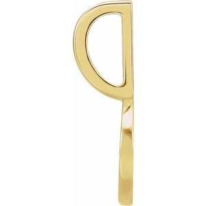 14K Yellow Gold 13.5 X 12 Mm Nana Charm Pendant
