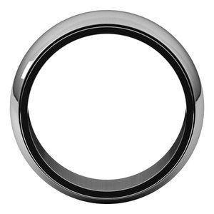 14K Yellow Or White Or Rose Gold Milgrain Stepped-Edge Half Round Band