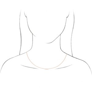 14K White Gold Marquise 6 X 3Mm Ghi Si 1/4 Ct Lab-Grown Diamond Necklace, Length: 18 In