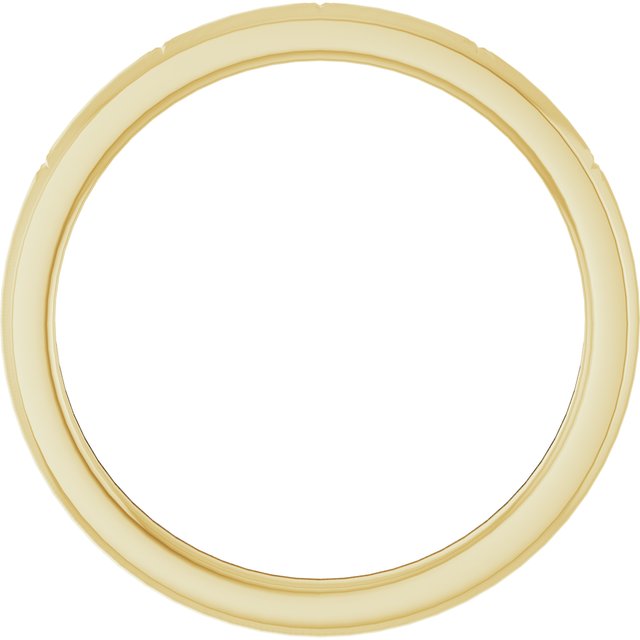 14K Yellow Or White Gold 2.2 Mm Polished Celestial Standard-Fit Flat Band