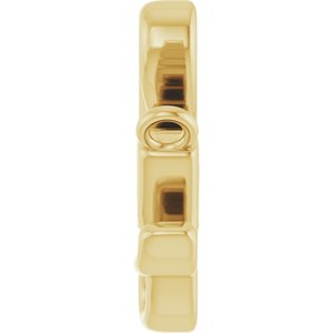 14K Yellow Gold 19.52 X 10.61 Mm 18 In Polished Honey Necklace