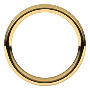 14K Yellow Gold Polished Grooved Comfort-Fit Beveled-Edge Carved Band With Satin Finish