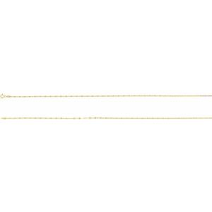 14K Yellow Gold Keyhole Chain, Length: 7 In, Width: 1.9 Mm