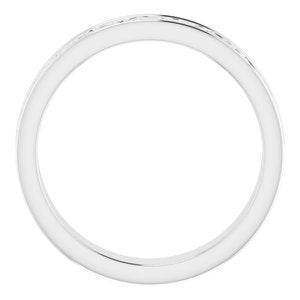 10K Yellow Or White Or Rose Gold Celtic-Inspired Flat Band