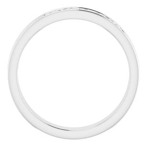 Continuum Sterling Silver Celtic-Inspired Flat Band