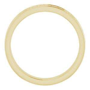 10K Yellow Or White Or Rose Gold Celtic-Inspired Flat Band
