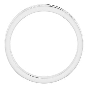 10K Yellow Or White Or Rose Gold Celtic-Inspired Flat Band