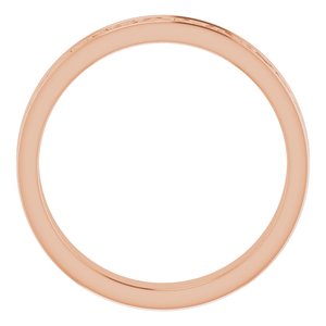 10K Yellow Or White Or Rose Gold Celtic-Inspired Flat Band