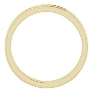 10K Yellow Or White Or Rose Gold Celtic-Inspired Flat Band