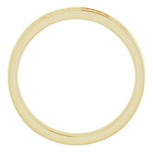 10K Yellow Or White Or Rose Gold Celtic-Inspired Flat Band