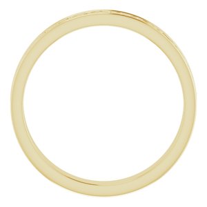 10K Yellow Or White Or Rose Gold Celtic-Inspired Flat Band