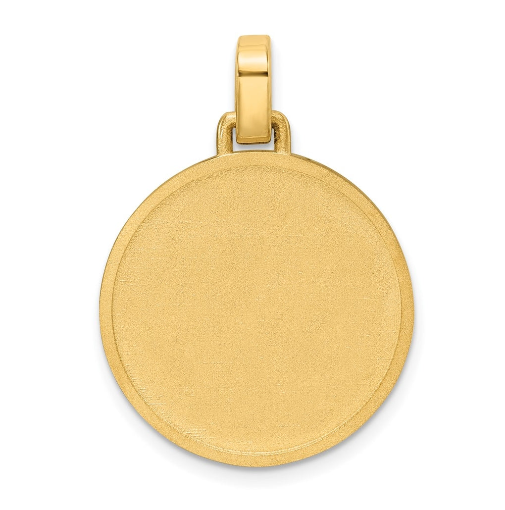 14k Yellow Gold IBGoodman Polished Enameled Double Eagle Masonic Pendant