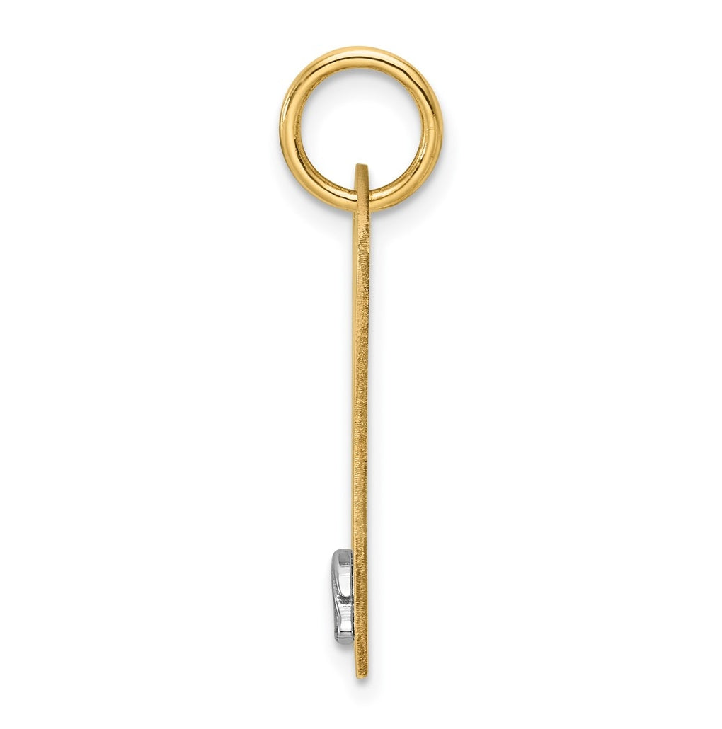 14K Two-tone IBGoodman Polished Masonic Eye Dogtag