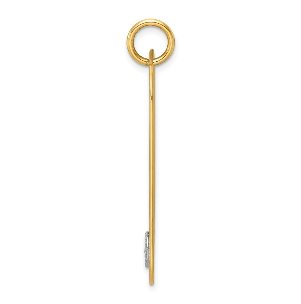 14K Two-tone IBGoodman Polished Masonic Sun Dogtag