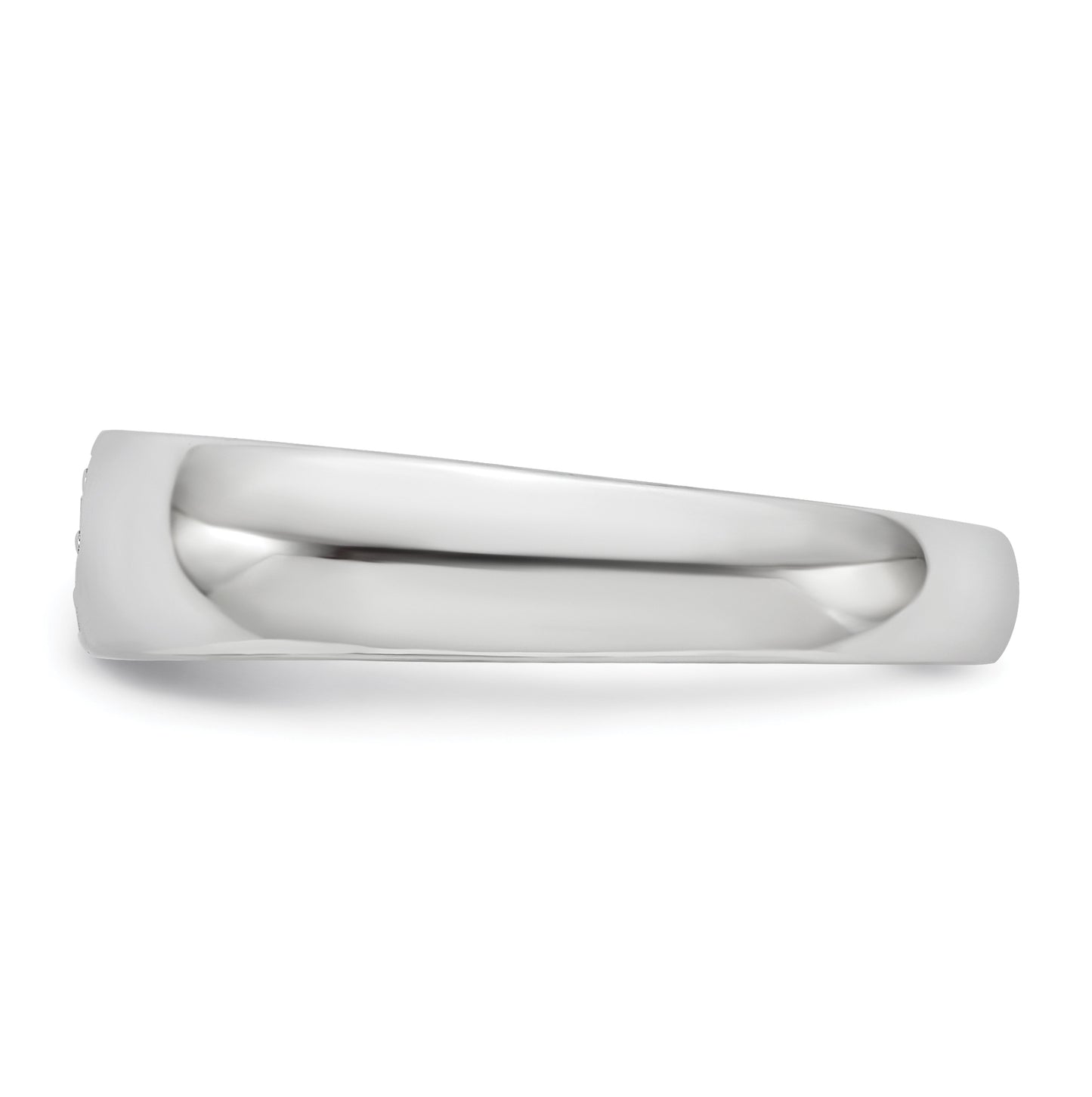 14k Yellow Or White Gold IB Goodman Mens Polished Complete 1/6ct Diamond Ring