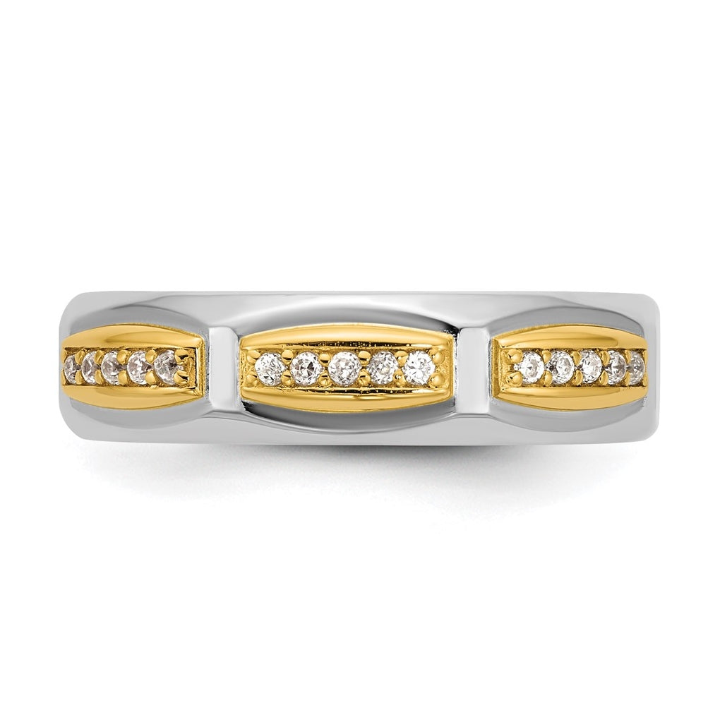 14k Yellow Or White Gold IB Goodman Mens Satin Complete 1/8ct Diamond Ring