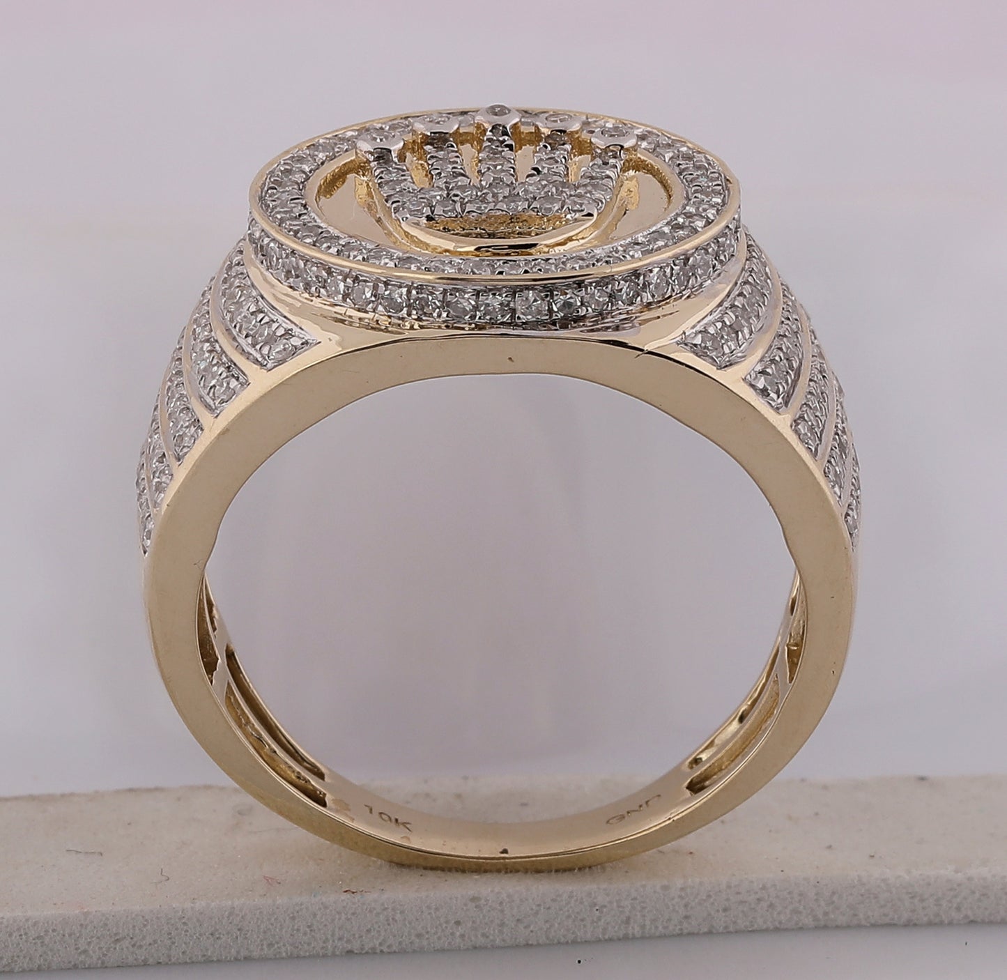 10kt Yellow Gold 1ct- Dia Mens Ring