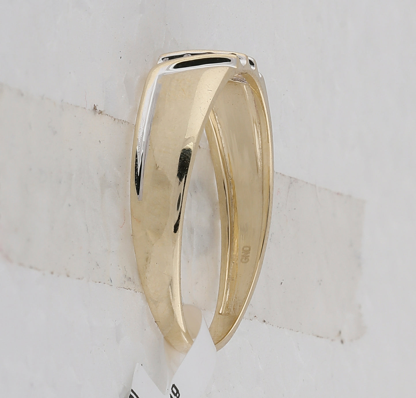 10K Yellow Or White Gold Mens Round Channel-set Diamond Diagonal Triple Row Wedding Band 1/8 Cttw, Mens Size: 7-13