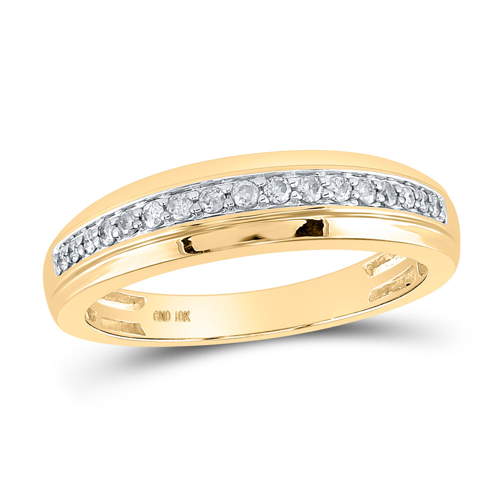 10K Yellow Gold His Hers Princess Diamond Square Matching Wedding Set 3/4 Cttw, Womens Size: 5-10, Mens Size: 7-13